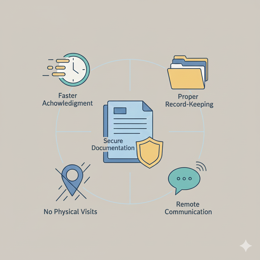 Advantages of disability rights complaint online such as faster acknowledgment and easy documentation