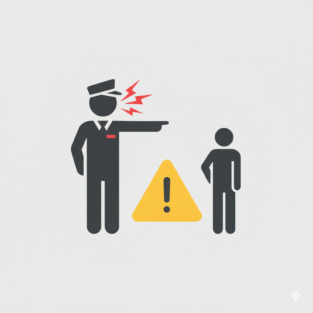 Person with disability facing harassment or abusive treatment in a public service setting