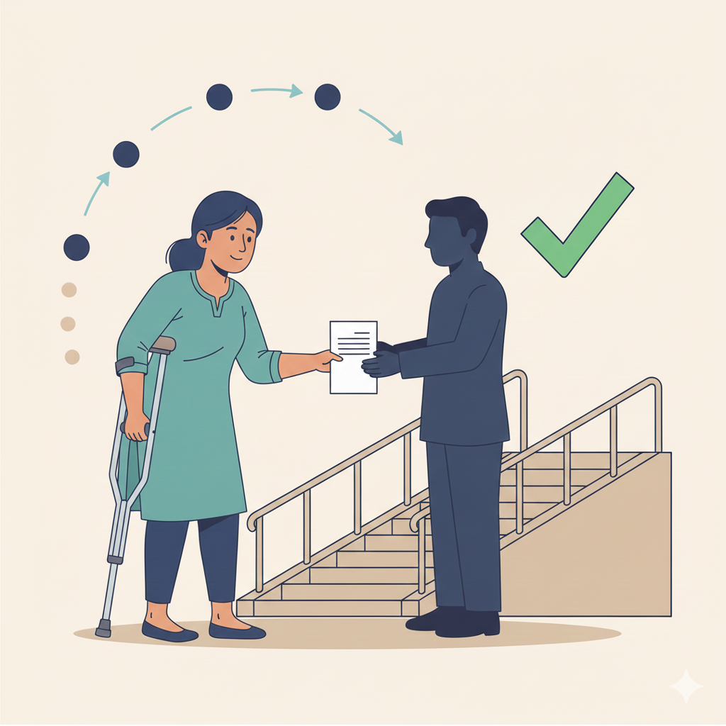 Following up using acknowledgement number or reference ID after complaint submission