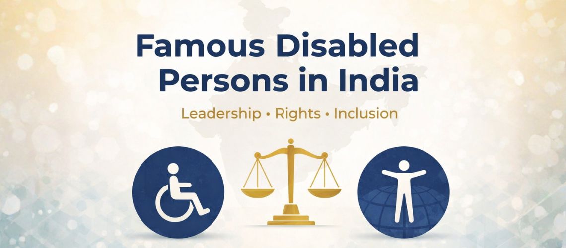 Famous disabled persons in India and disability rights awareness