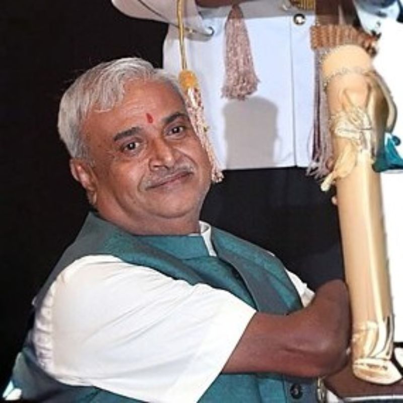 K. S. Rajanna, one of the famous disabled persons in India and a Padma Shri awardee Paralympian