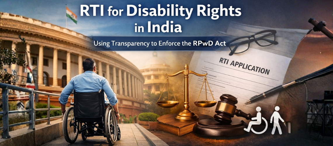 RTI for Disability Rights in India: How RTI Helps Enforce the RPwD Act